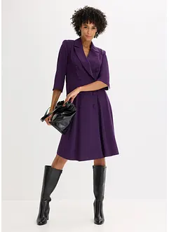 Robe blazer à jupe évasée, bonprix Robe blazer à jupe évasée, bonprix