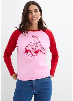 Raglanshirt aus reiner Bio-Baumwolle, bonprix Raglanshirt aus reiner Bio-Baumwolle, bonprix