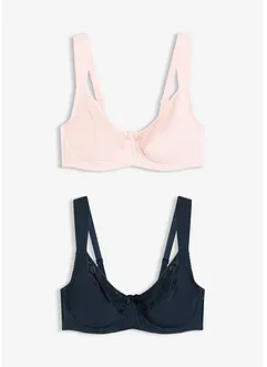 BH mit Bügel (2er Pack), bonprix BH mit Bügel (2er Pack), bonprix