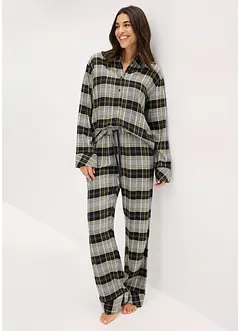 Gewebter Flanell Pyjama, bonprix Gewebter Flanell Pyjama, bonprix