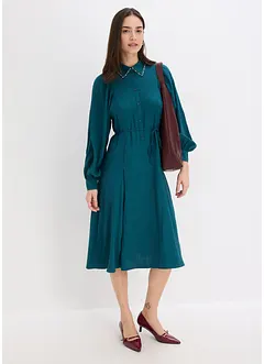 Robe midi avec perles, bonprix Robe midi avec perles, bonprix