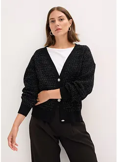 Strickjacke aus fließendem Viskose-Mix, bonprix Strickjacke aus fließendem Viskose-Mix, bonprix