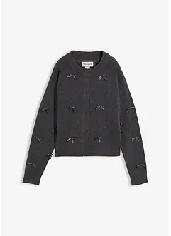 Feinstrickjacke mit Schleifen, bonprix Feinstrickjacke mit Schleifen, bonprix