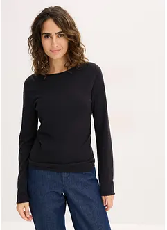 Pull fluide en fine maille fluide, viscose majoritaire, bonprix Pull fluide en fine maille fluide, viscose majoritaire, bonprix