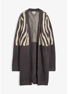 Strickmantel mit Zebra Druck, bonprix Strickmantel mit Zebra Druck, bonprix