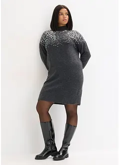 Robe en maille à sequins, bonprix Robe en maille à sequins, bonprix