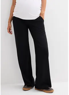 Umstandshose aus bequemen Punto di Roma, weites Bein, bonprix Umstandshose aus bequemen Punto di Roma, weites Bein, bonprix