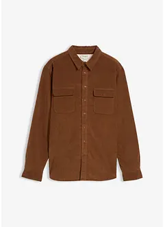 Stretch-Cordhemd mit Fleecefutter, warm gefüttert, bonprix Stretch-Cordhemd mit Fleecefutter, warm gefüttert, bonprix