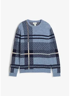 Pullover mit Karomuster, bonprix Pullover mit Karomuster, bonprix