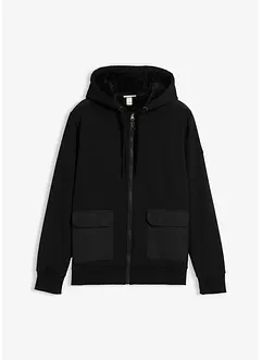 Kapuzen-Sweatjacke mit Teddyfutter, bonprix Kapuzen-Sweatjacke mit Teddyfutter, bonprix