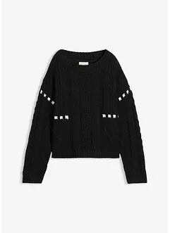 Pull en grosse maille torsadée, bonprix Pull en grosse maille torsadée, bonprix