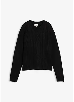 Pull en grosse maille à motif torsadé, bonprix Pull en grosse maille à motif torsadé, bonprix