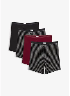 Damen Taillen Boxer mit längerem Bein (4er Pack), bonprix Damen Taillen Boxer mit längerem Bein (4er Pack), bonprix