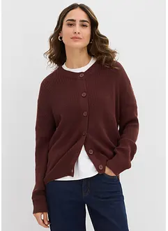Feinstrickjacke, Rundhals, bonprix Feinstrickjacke, Rundhals, bonprix