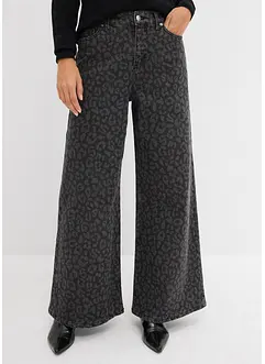Wide-Leg-Jeans Mid Waist, bonprix Wide-Leg-Jeans Mid Waist, bonprix