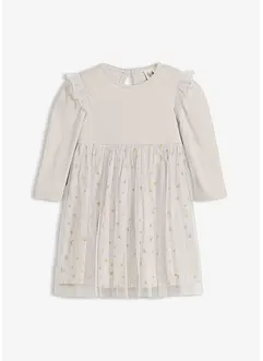 Robe body avec volants et tulle, bonprix Robe body avec volants et tulle, bonprix