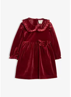 Robe body en velours avec col Claudine et nœud, bonprix Robe body en velours avec col Claudine et nœud, bonprix