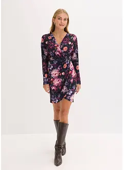 Figurbetontes Minikleid mit tiefem Ausschnitt, bonprix Figurbetontes Minikleid mit tiefem Ausschnitt, bonprix