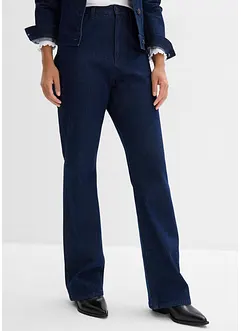 Loose Straight-Jeans High Waist, Bequembund mit Strass, bonprix Loose Straight-Jeans High Waist, Bequembund mit Strass, bonprix