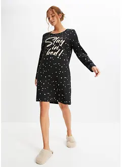 Chemise de nuit manches longues, bonprix Chemise de nuit manches longues, bonprix