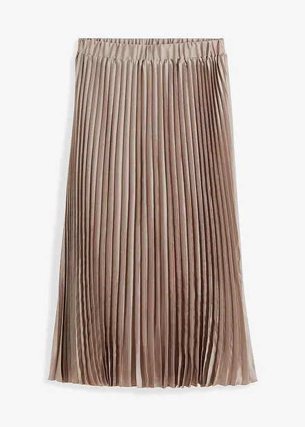 Plissée-Rock aus feinem Satin