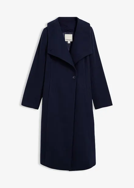 Mantel aus Wollimitat