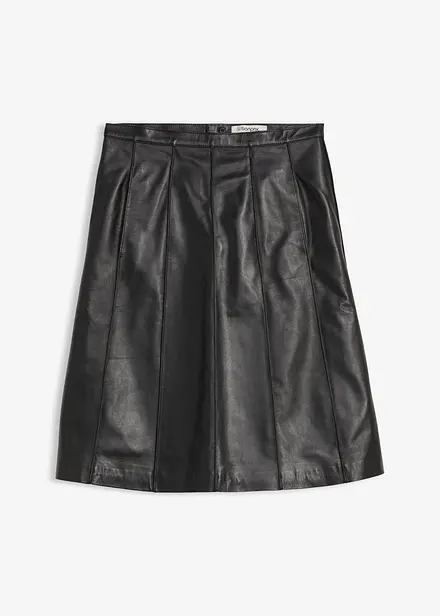 Ausgestellter Lederrock  aus Lammnappa