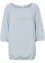 Baumwoll-Shirt mit Karree-Ausschnitt und Gummibund am Saum, halbarm, bpc bonprix collection