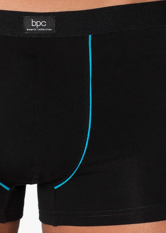 Lot de 3 boxers coutures colorées, bonprix