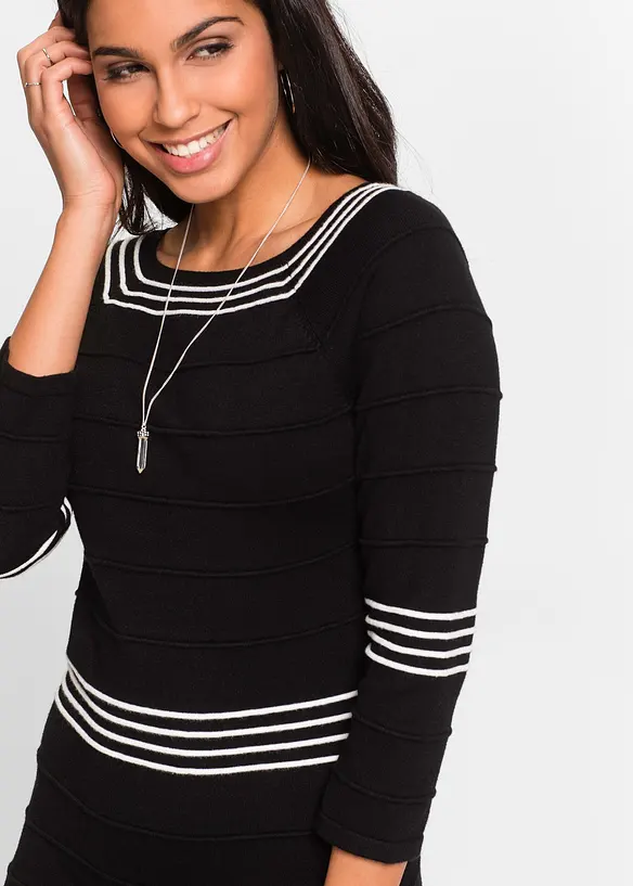 Robe pull en viscose majoritaire, bonprix