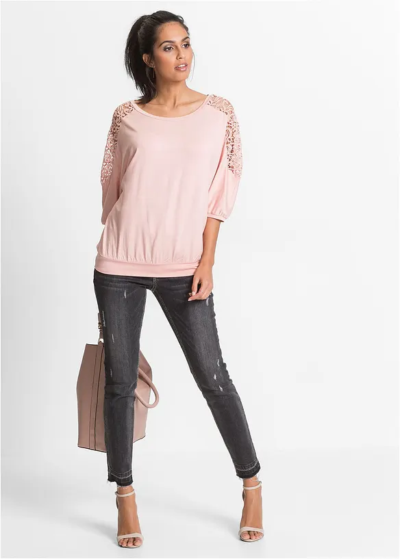 Oversize-Shirt aus Viskose-Mix, bonprix