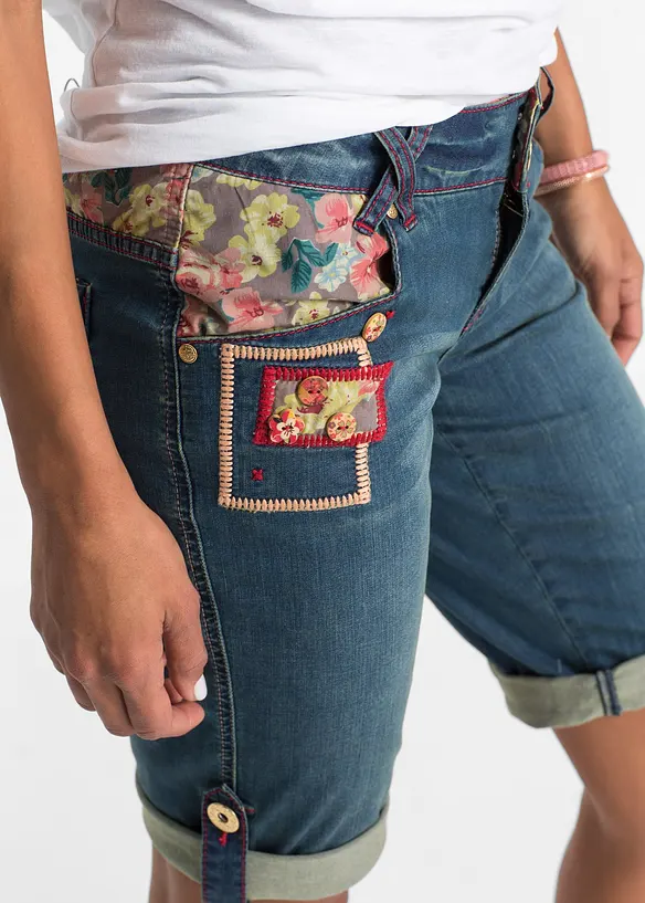 Bermuda en jean, bonprix