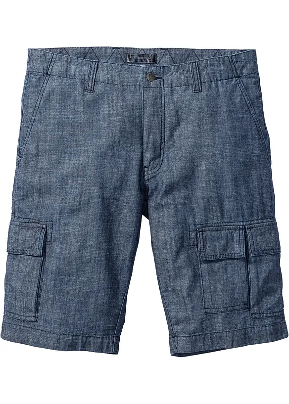 Loose Fit Cargo-Bermuda aus reiner Baumwolle, bonprix