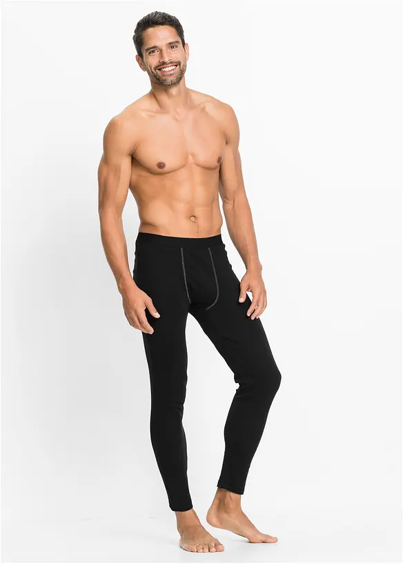Caleçon long en coton côtelé, bonprix