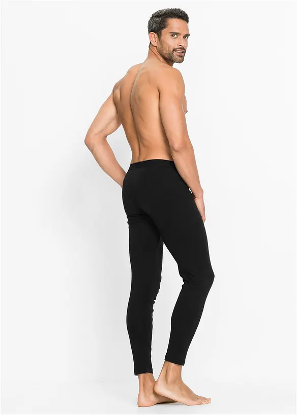 Caleçon long en coton côtelé, bonprix