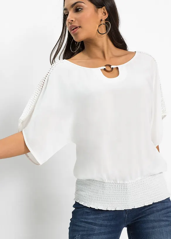 Bluse aus reiner Viskose, bonprix