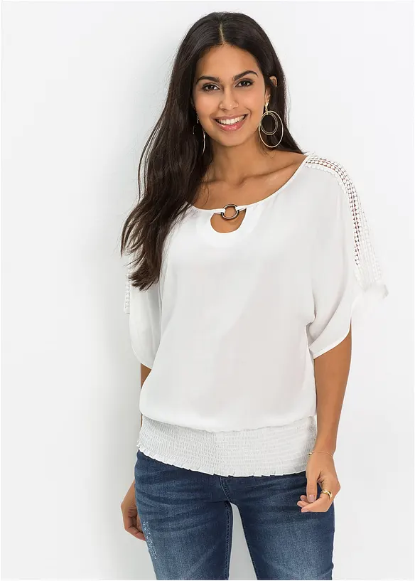 Bluse aus reiner Viskose, bonprix