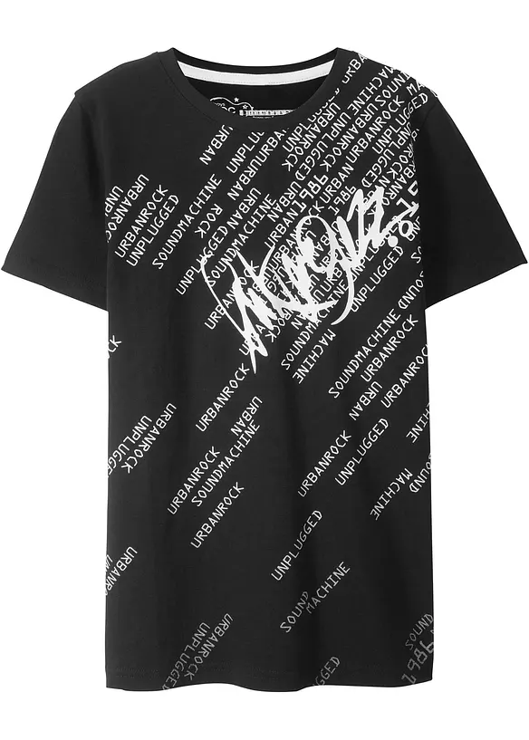 T-shirt Slim 100% coton, bonprix