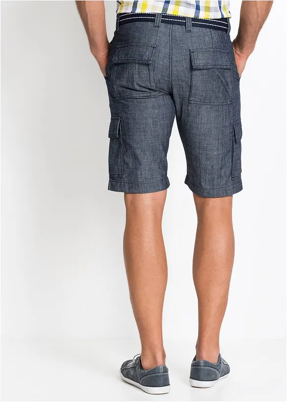 Loose Fit Cargo-Bermuda aus reiner Baumwolle, bonprix