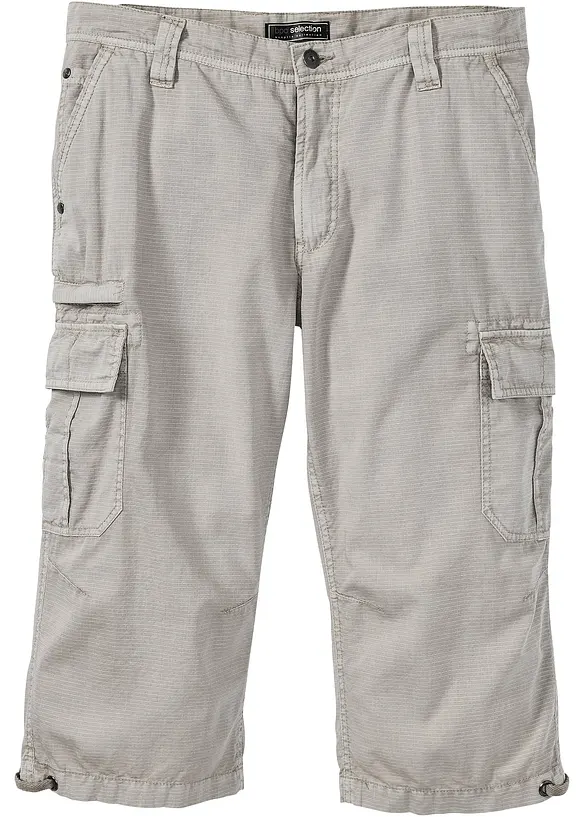 Bermuda long cargo Regular 100% coton, bonprix