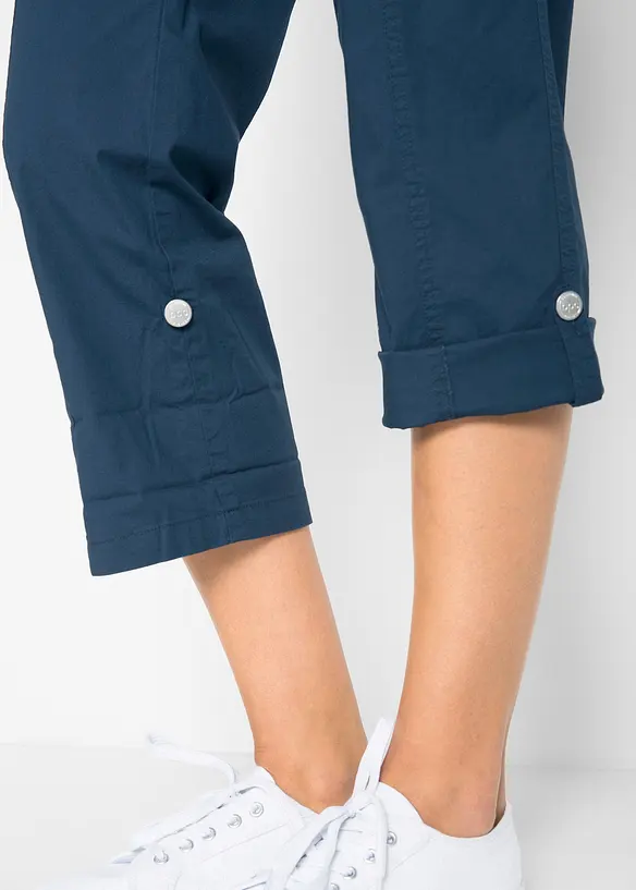 Stretch-Cargo-Hose, 3/4-Länge, bonprix