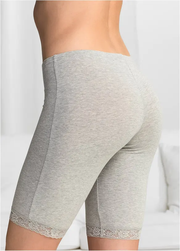Lot de 3 boxers femme longs en matière douce, bonprix