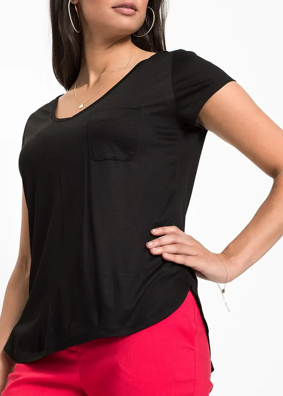 T-shirt en viscose douce, bonprix