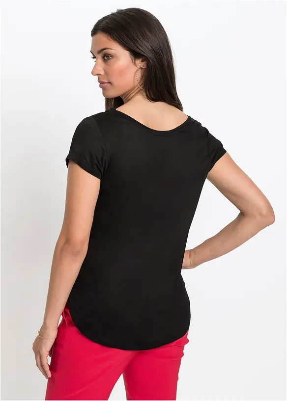T-Shirt aus softer Viskose, bonprix