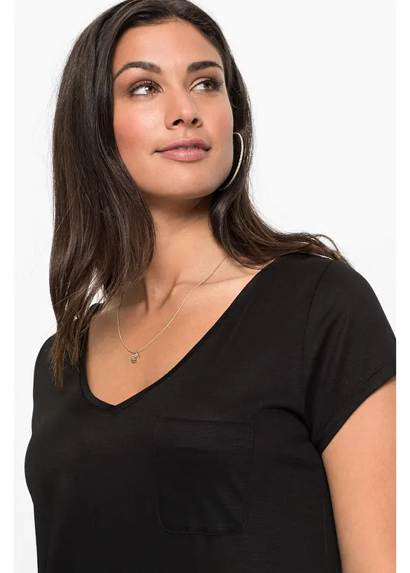 T-Shirt aus softer Viskose, bonprix