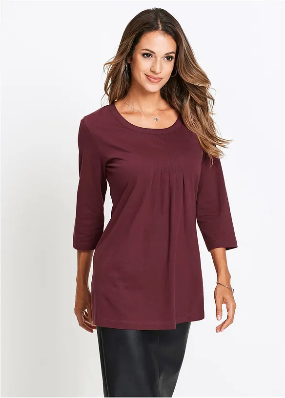 Longshirt aus reiner Baumwolle, bonprix