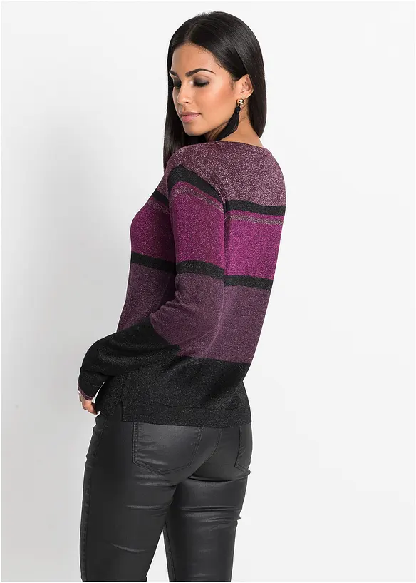 Pull en fine maille, viscose majoritaire, bonprix