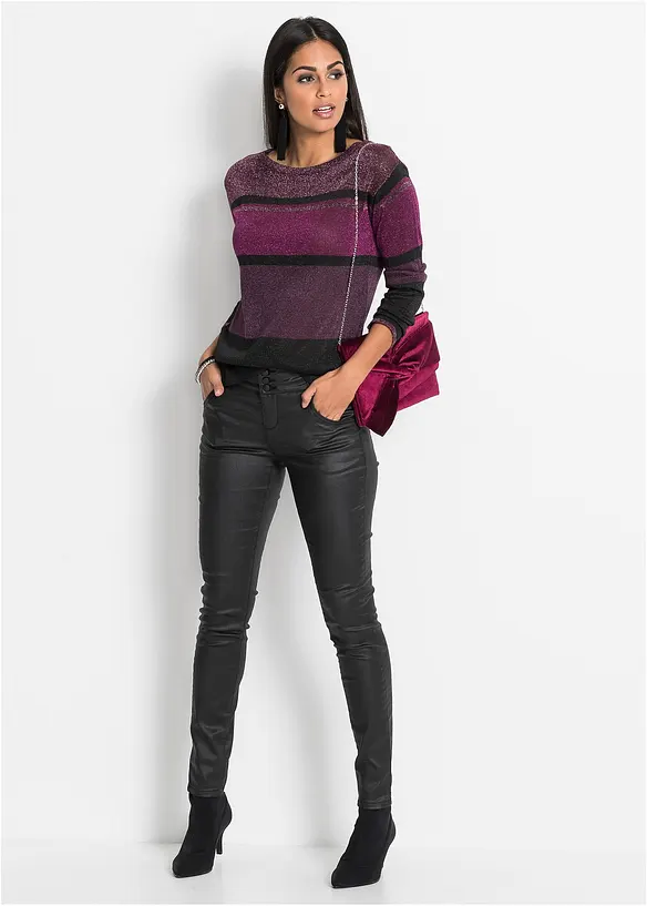 Pull en fine maille, viscose majoritaire, bonprix