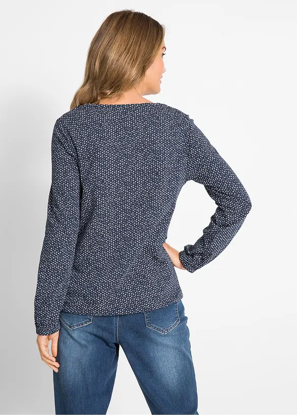 T-shirt manches longues 100% coton, bonprix