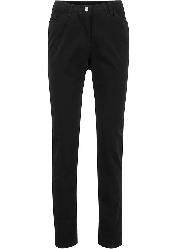 Pantalon slim en velours côtelé extensible, bonprix